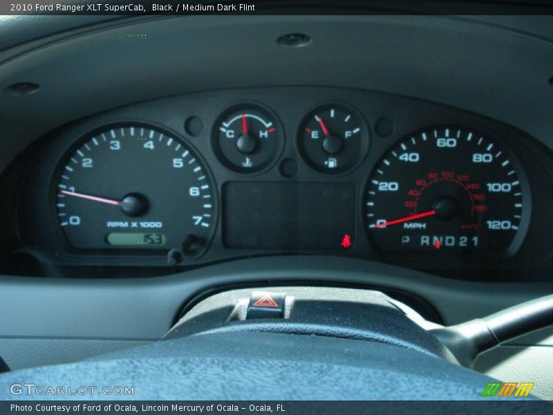 Black / Medium Dark Flint 2010 Ford Ranger XLT SuperCab