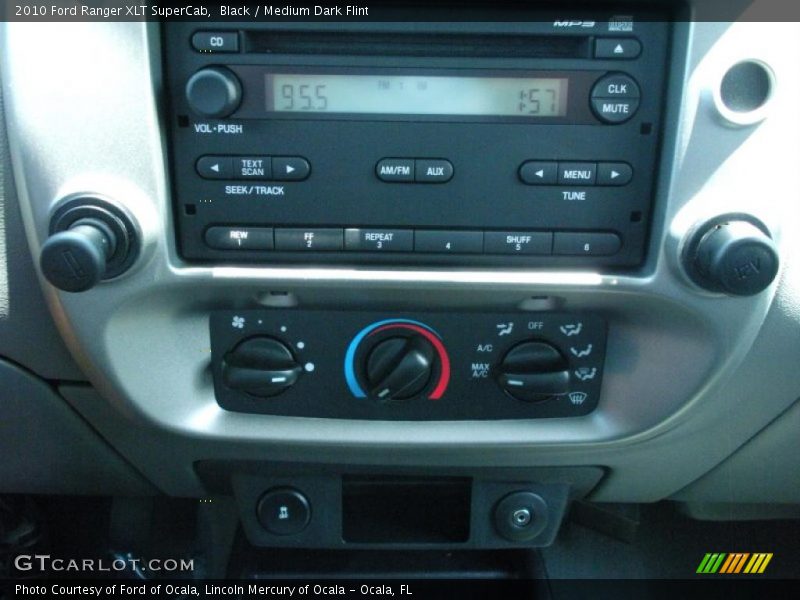Black / Medium Dark Flint 2010 Ford Ranger XLT SuperCab