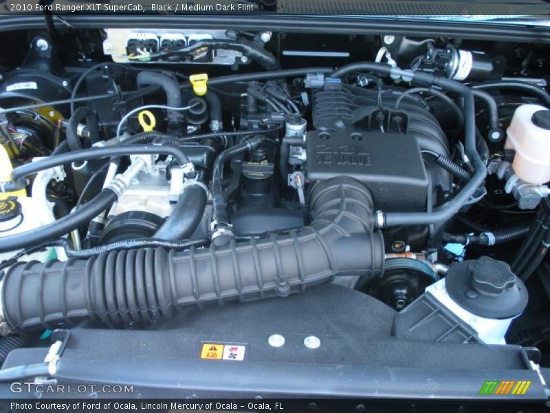 Black / Medium Dark Flint 2010 Ford Ranger XLT SuperCab