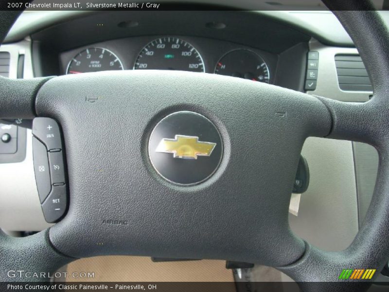 Silverstone Metallic / Gray 2007 Chevrolet Impala LT