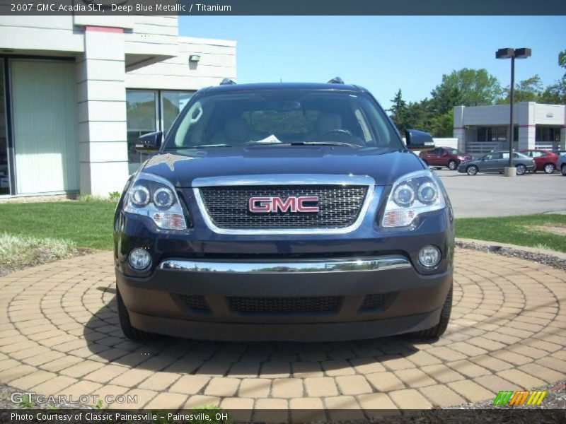 Deep Blue Metallic / Titanium 2007 GMC Acadia SLT