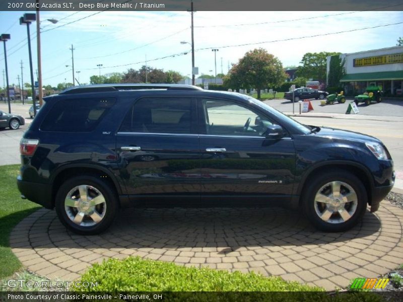 Deep Blue Metallic / Titanium 2007 GMC Acadia SLT
