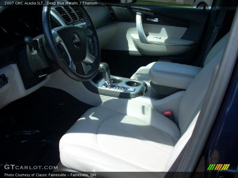 Deep Blue Metallic / Titanium 2007 GMC Acadia SLT