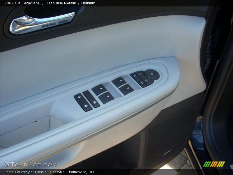 Deep Blue Metallic / Titanium 2007 GMC Acadia SLT