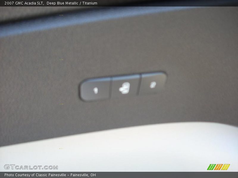 Deep Blue Metallic / Titanium 2007 GMC Acadia SLT