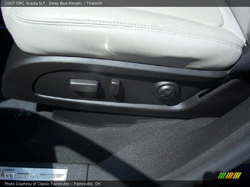 Deep Blue Metallic / Titanium 2007 GMC Acadia SLT