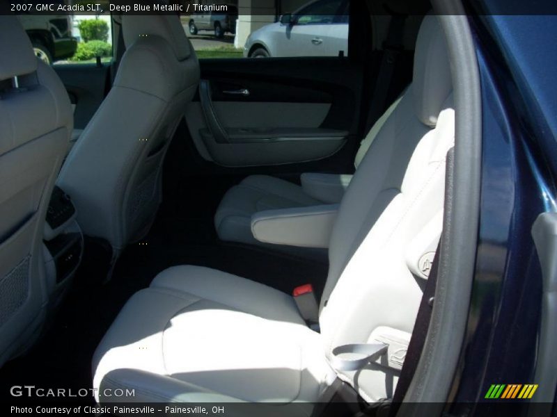 Deep Blue Metallic / Titanium 2007 GMC Acadia SLT