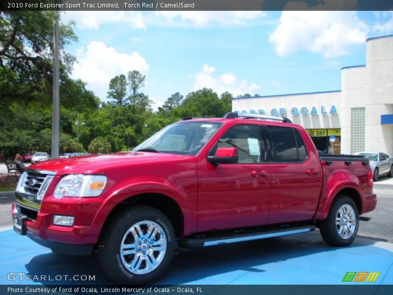 Torch Red / Camel/Sand 2010 Ford Explorer Sport Trac Limited
