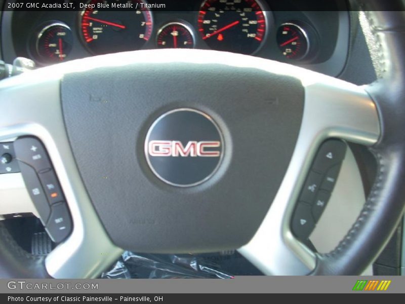 Deep Blue Metallic / Titanium 2007 GMC Acadia SLT