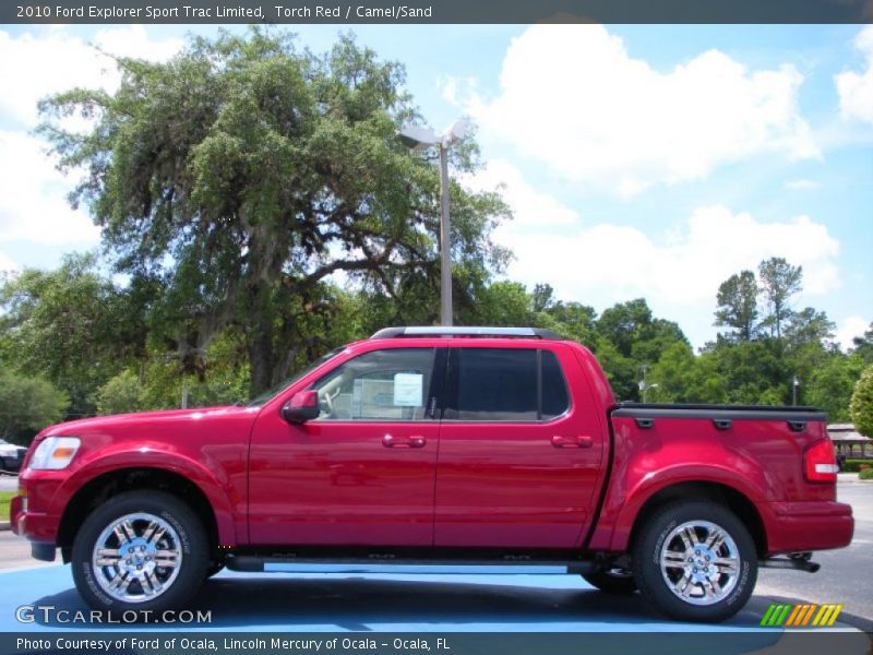 Torch Red / Camel/Sand 2010 Ford Explorer Sport Trac Limited
