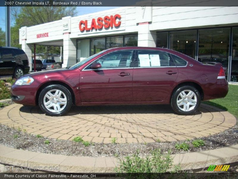 Bordeaux Red / Ebony Black 2007 Chevrolet Impala LT