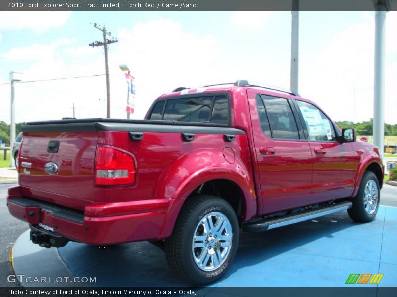 Torch Red / Camel/Sand 2010 Ford Explorer Sport Trac Limited