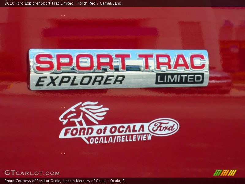 Torch Red / Camel/Sand 2010 Ford Explorer Sport Trac Limited