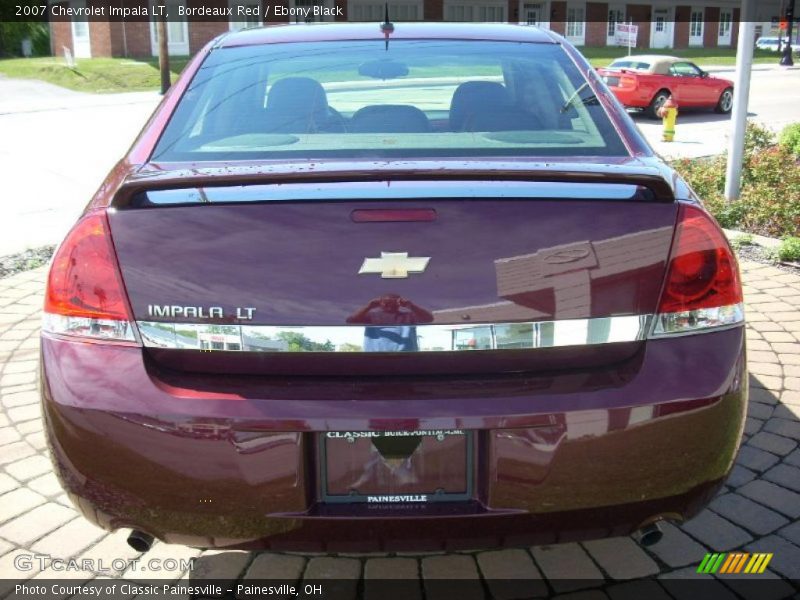 Bordeaux Red / Ebony Black 2007 Chevrolet Impala LT