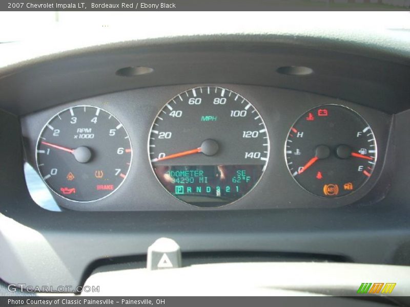 Bordeaux Red / Ebony Black 2007 Chevrolet Impala LT