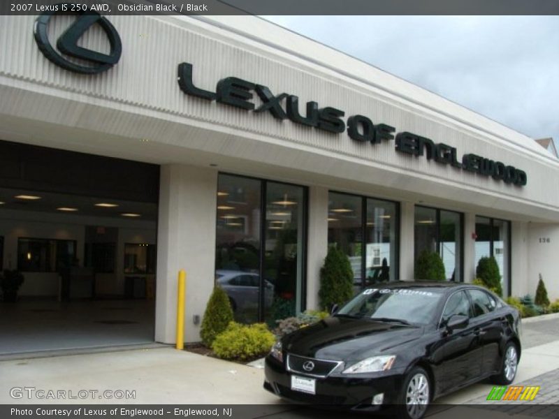 Obsidian Black / Black 2007 Lexus IS 250 AWD