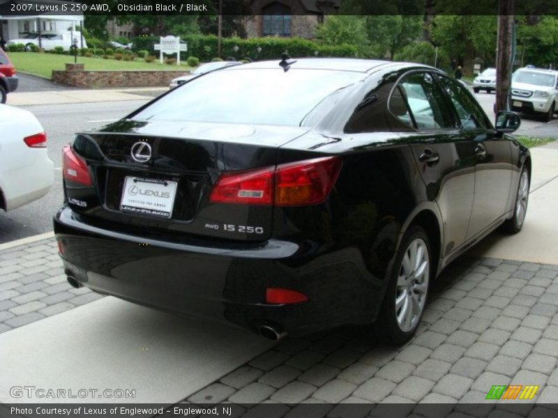 Obsidian Black / Black 2007 Lexus IS 250 AWD