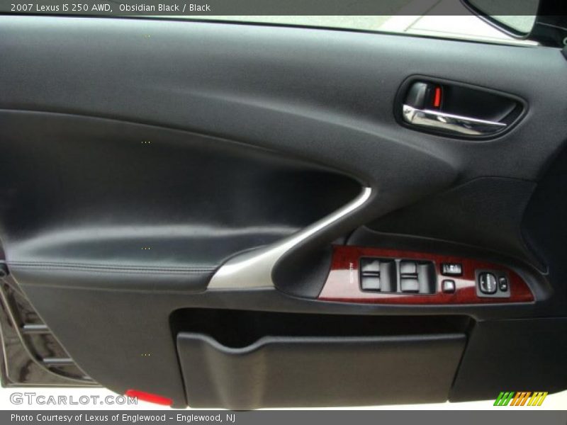 Obsidian Black / Black 2007 Lexus IS 250 AWD
