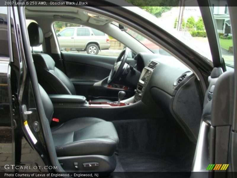 Obsidian Black / Black 2007 Lexus IS 250 AWD