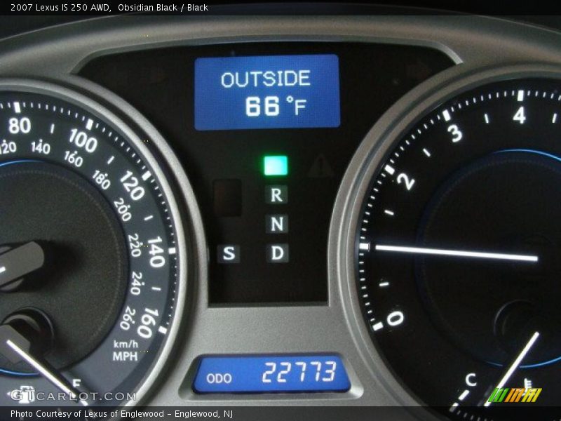 Obsidian Black / Black 2007 Lexus IS 250 AWD