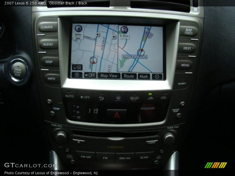 Obsidian Black / Black 2007 Lexus IS 250 AWD