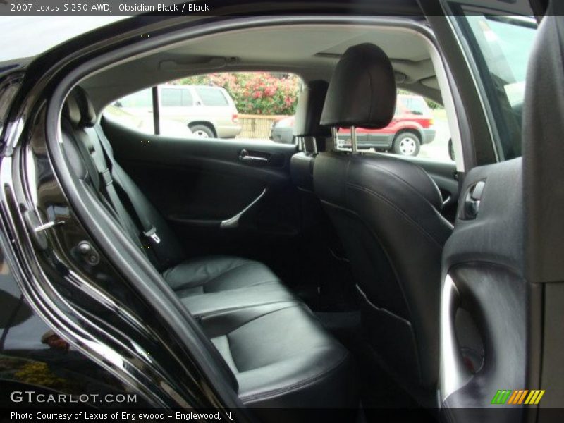 Obsidian Black / Black 2007 Lexus IS 250 AWD