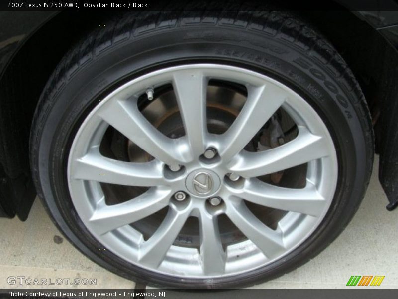Obsidian Black / Black 2007 Lexus IS 250 AWD