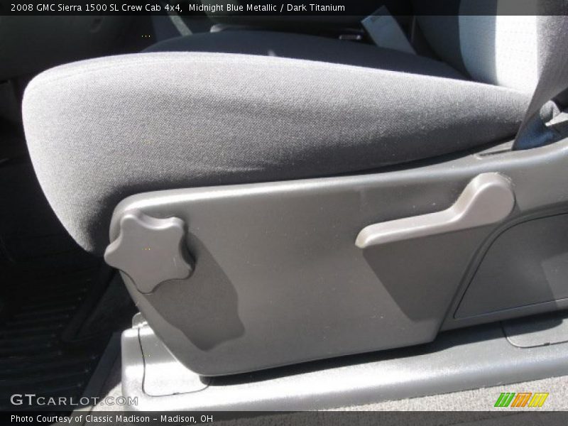 Midnight Blue Metallic / Dark Titanium 2008 GMC Sierra 1500 SL Crew Cab 4x4