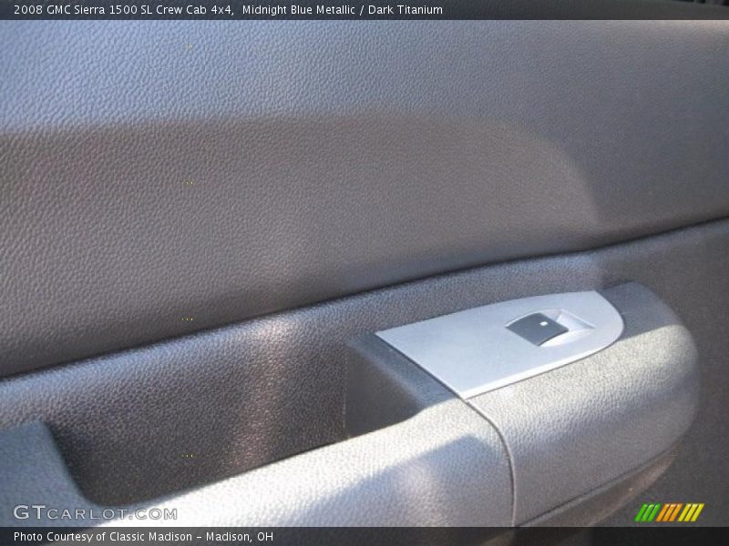 Midnight Blue Metallic / Dark Titanium 2008 GMC Sierra 1500 SL Crew Cab 4x4