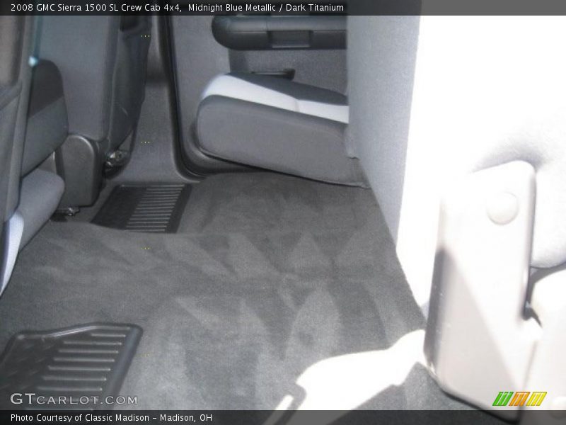 Midnight Blue Metallic / Dark Titanium 2008 GMC Sierra 1500 SL Crew Cab 4x4