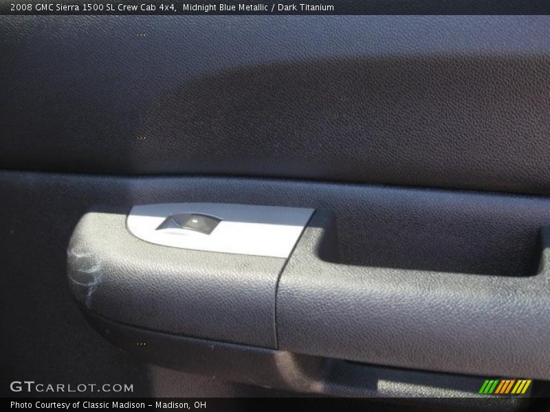 Midnight Blue Metallic / Dark Titanium 2008 GMC Sierra 1500 SL Crew Cab 4x4