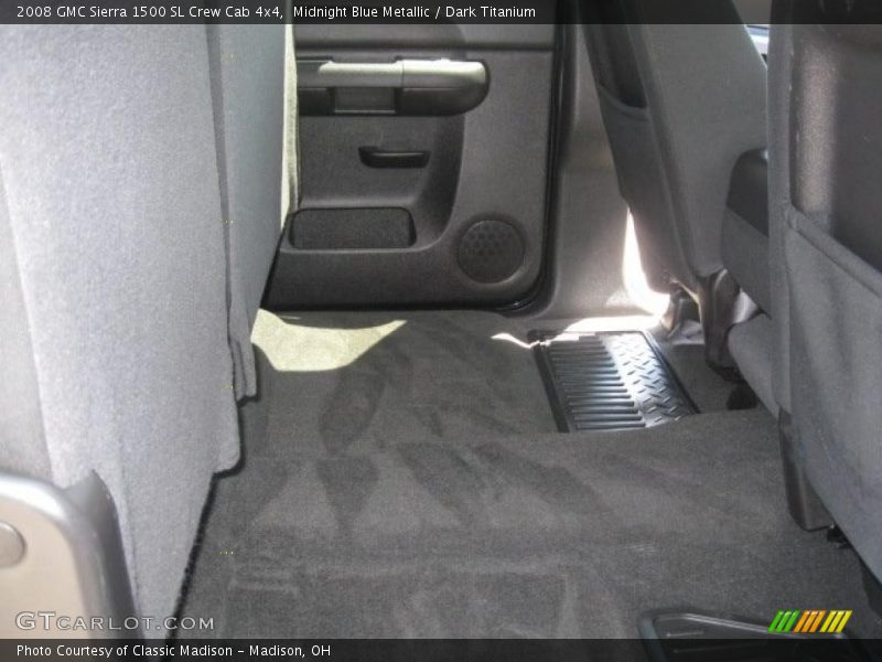 Midnight Blue Metallic / Dark Titanium 2008 GMC Sierra 1500 SL Crew Cab 4x4
