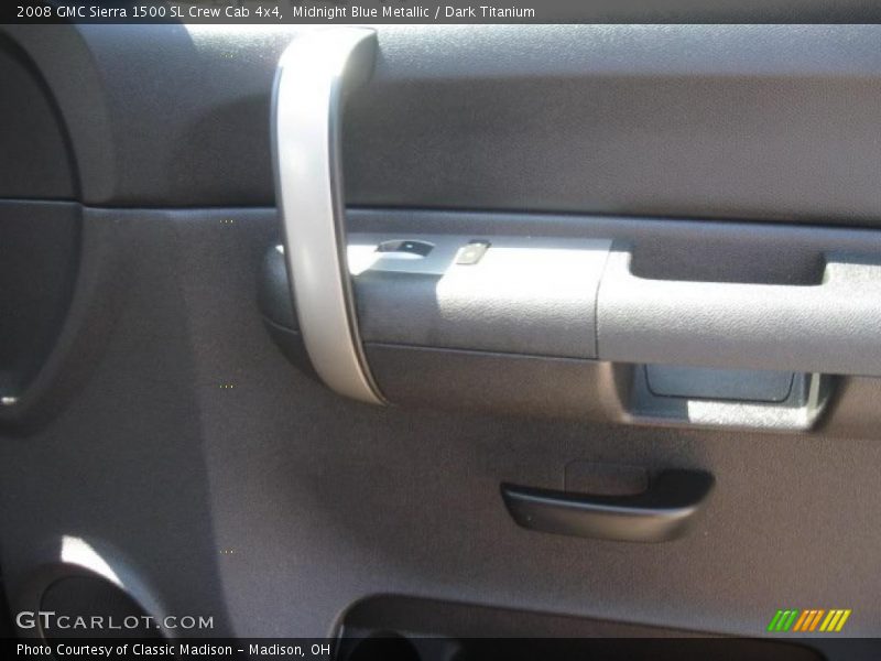 Midnight Blue Metallic / Dark Titanium 2008 GMC Sierra 1500 SL Crew Cab 4x4