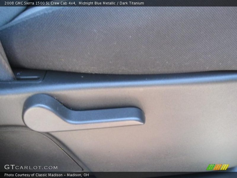 Midnight Blue Metallic / Dark Titanium 2008 GMC Sierra 1500 SL Crew Cab 4x4
