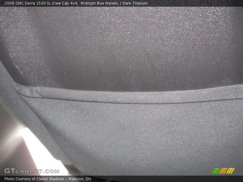 Midnight Blue Metallic / Dark Titanium 2008 GMC Sierra 1500 SL Crew Cab 4x4
