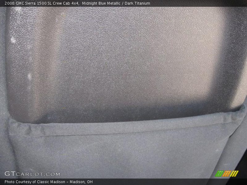 Midnight Blue Metallic / Dark Titanium 2008 GMC Sierra 1500 SL Crew Cab 4x4