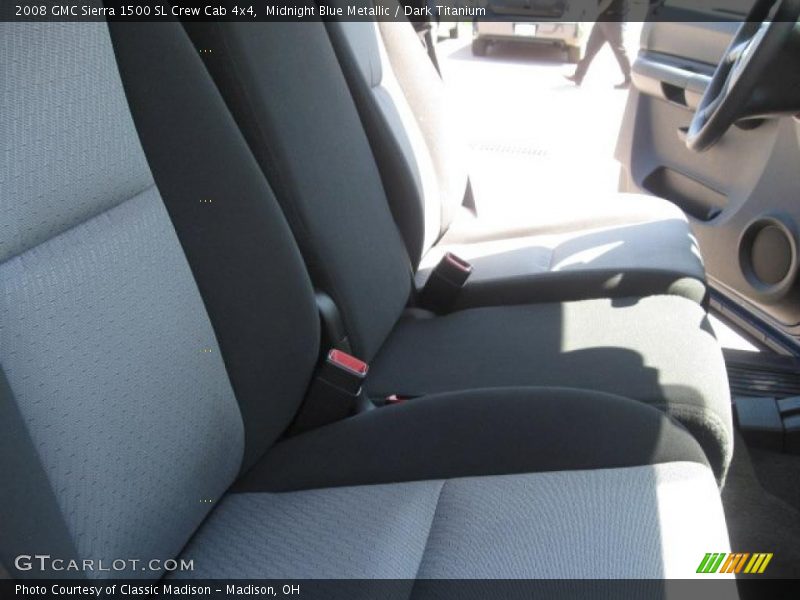 Midnight Blue Metallic / Dark Titanium 2008 GMC Sierra 1500 SL Crew Cab 4x4