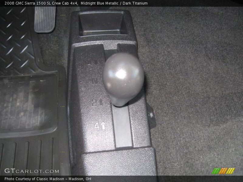 Midnight Blue Metallic / Dark Titanium 2008 GMC Sierra 1500 SL Crew Cab 4x4
