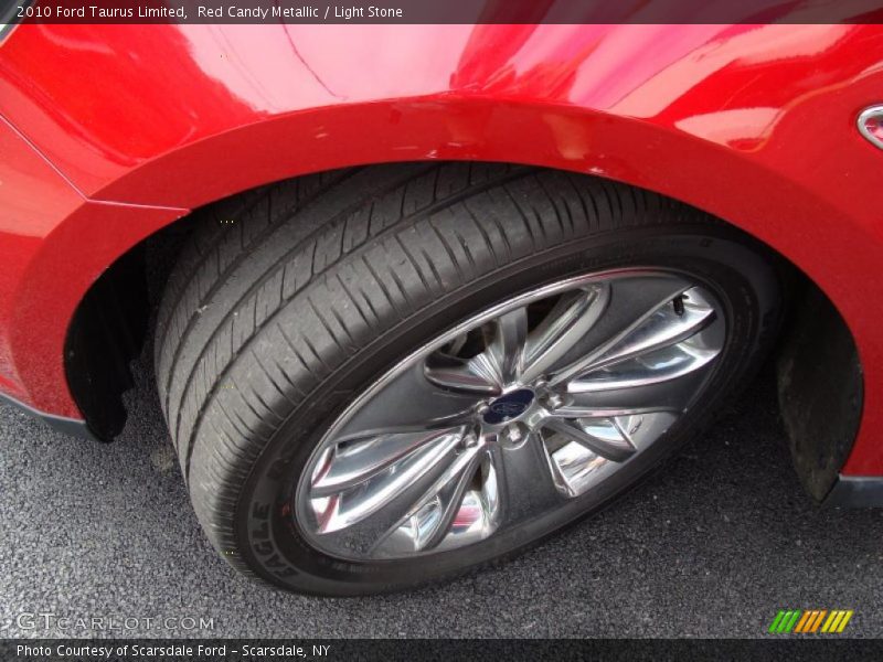 Red Candy Metallic / Light Stone 2010 Ford Taurus Limited
