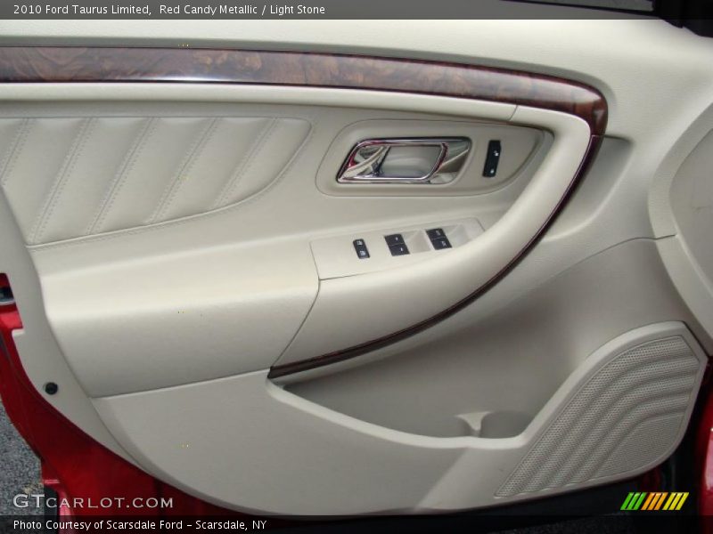 Red Candy Metallic / Light Stone 2010 Ford Taurus Limited