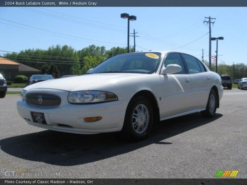 White / Medium Gray 2004 Buick LeSabre Custom