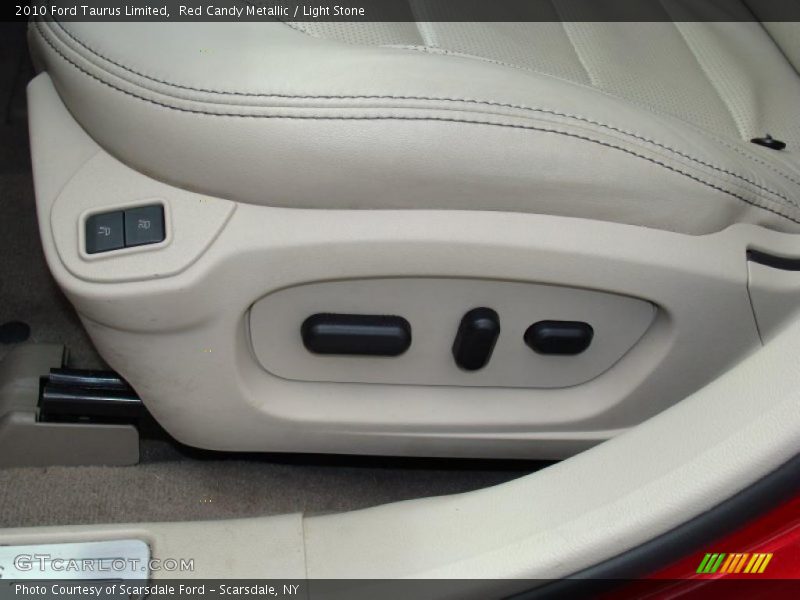 Red Candy Metallic / Light Stone 2010 Ford Taurus Limited