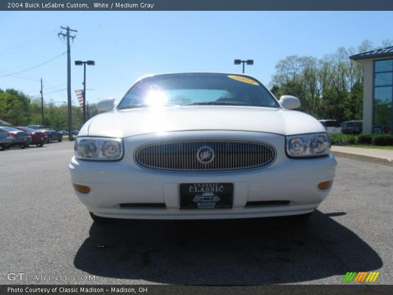 White / Medium Gray 2004 Buick LeSabre Custom