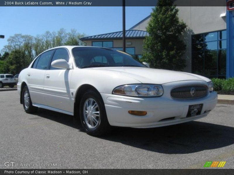 White / Medium Gray 2004 Buick LeSabre Custom