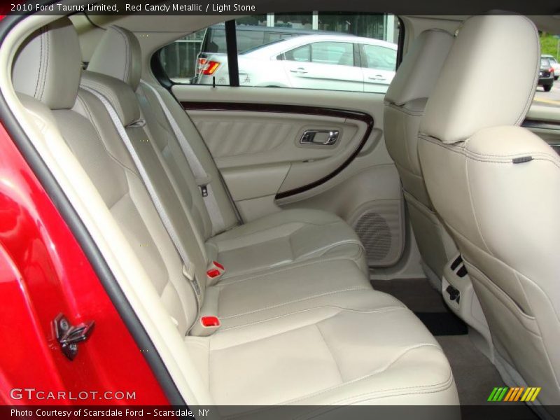 Red Candy Metallic / Light Stone 2010 Ford Taurus Limited