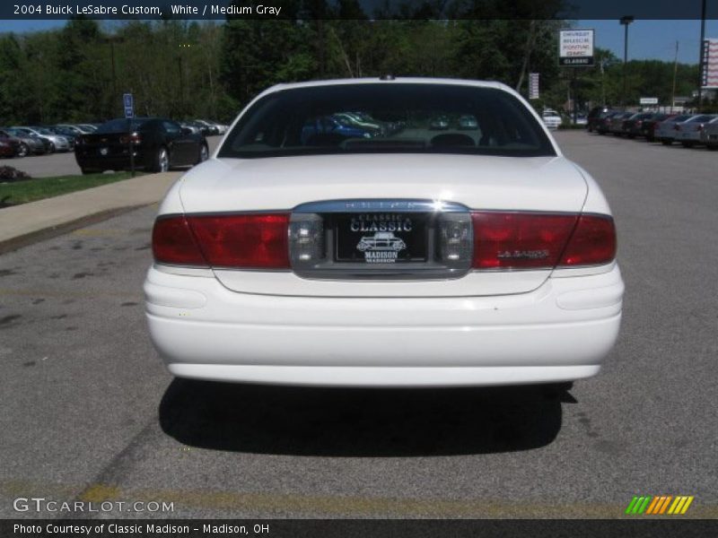 White / Medium Gray 2004 Buick LeSabre Custom