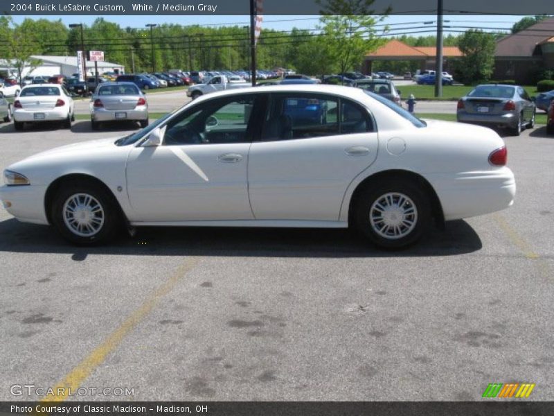 White / Medium Gray 2004 Buick LeSabre Custom