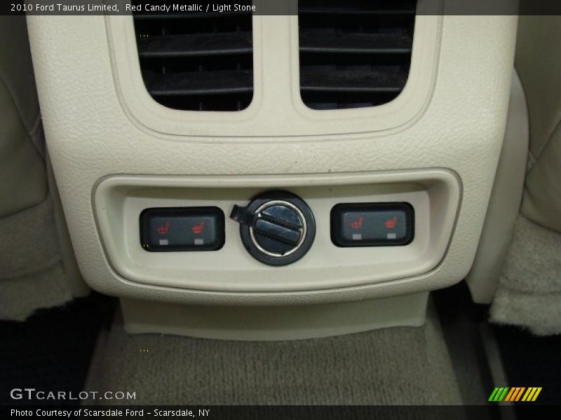 Red Candy Metallic / Light Stone 2010 Ford Taurus Limited