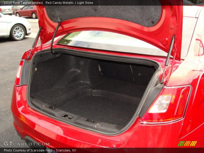 Red Candy Metallic / Light Stone 2010 Ford Taurus Limited
