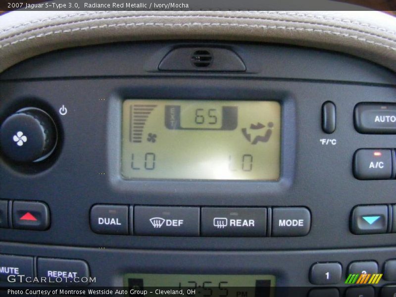 Radiance Red Metallic / Ivory/Mocha 2007 Jaguar S-Type 3.0